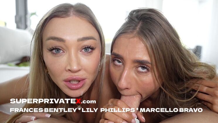 Frances Bentley UK Blonde Gets Fucked in FFM Threesome