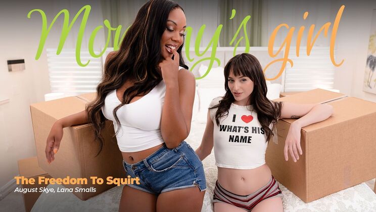 Lana Smalls Gets Freedom to Squirt with August Skye