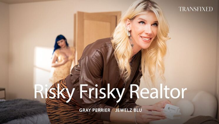 Risky Frisky Realtor Kissing and Fucking