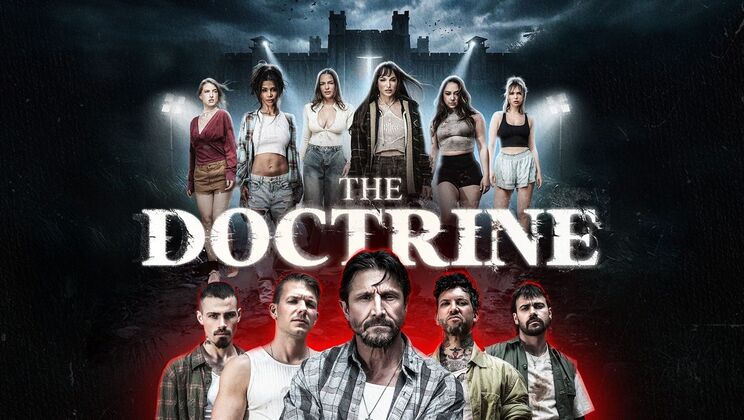 The Doctrine: Brunette Stepfamily Threesome Feature