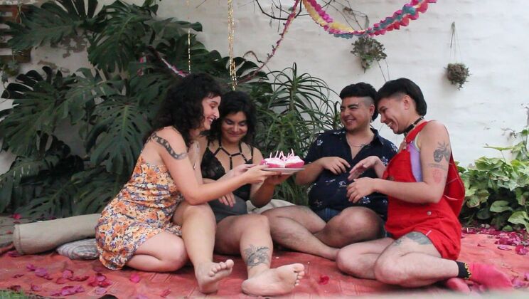 Four Girls, One Hot Foursome: Lina, Luna, Gin & Jano