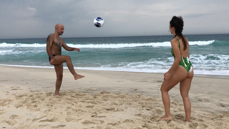 World Cup Special: Spitting Distance - Cum on Tits and Body
