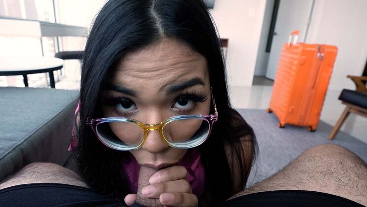Sweet Goodbye Suck and Cum on Tits Summer Col