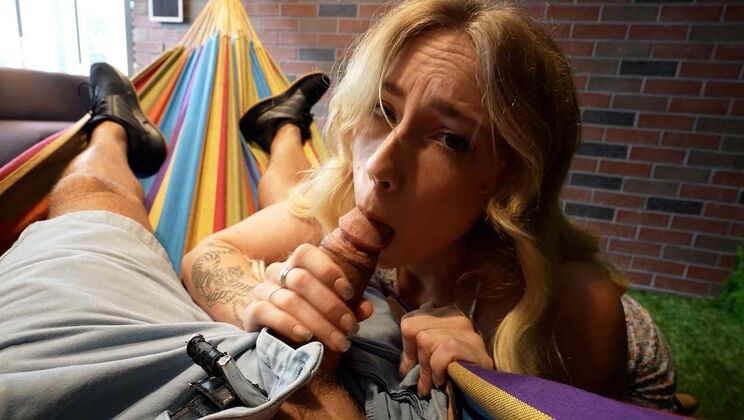 Daily Dose of Dick for Stella Elle in Indoor POV Blowjob